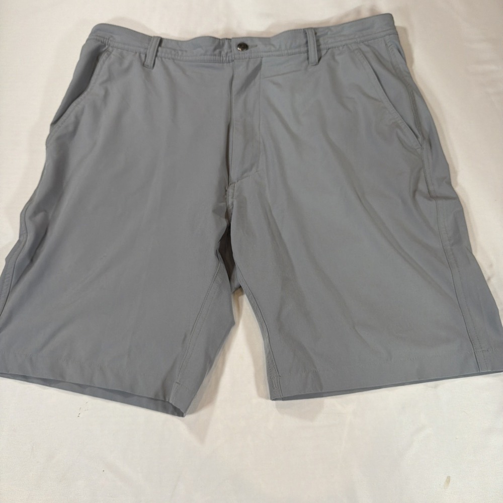 FJ Footjoy Men's Performance Lightweight Golf Shorts 9" Inseam Size 35 Gray‎